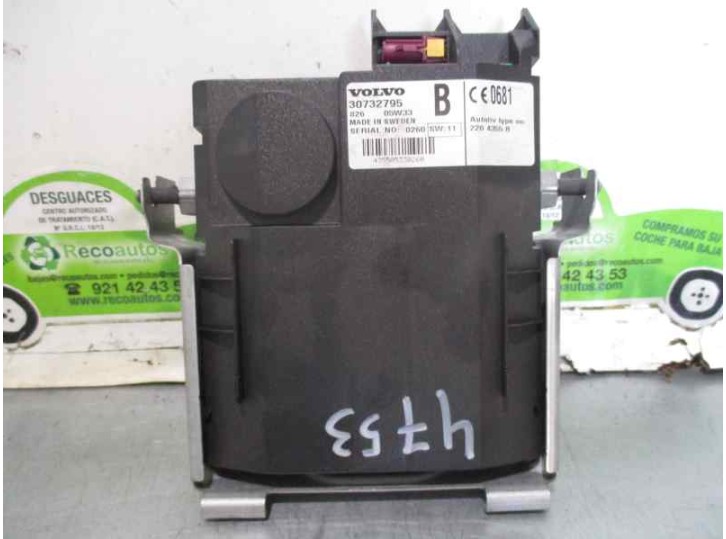 Recambio de modulo electronico para volvo v50 familiar 2.0 diesel cat referencia OEM IAM 30732795 2204355B AUTOLIV