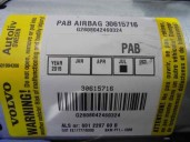 Recambio de airbag delantero derecho para volvo v50 familiar 2.0 diesel cat referencia OEM IAM 30615716 601220700B AUTOLIV