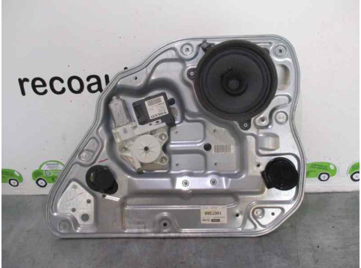 Replacement rear right window regulator for Volvo S40 sedan 1.8 cat OEM IAM reference 30724757 14 PINS 4 DOORS.