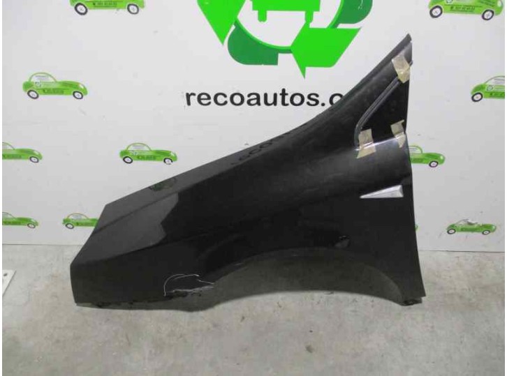 Replacement front left fender for Renault Vel Satis (BJ0) 3.0 V6 dCi turbodiesel cat OEM IAM reference BLACK 