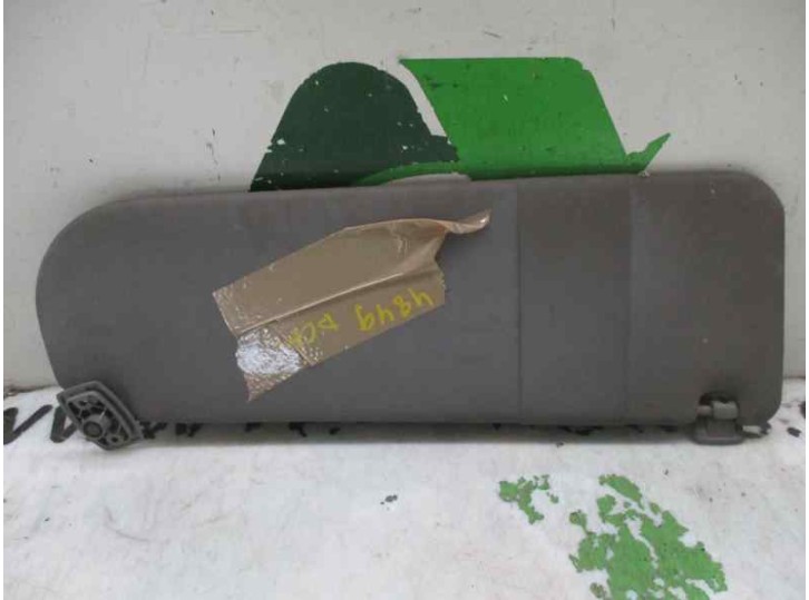 Replacement right sun visor for Fiat Scudo (222) 1.9 turbodiesel OEM IAM reference 9790481666 