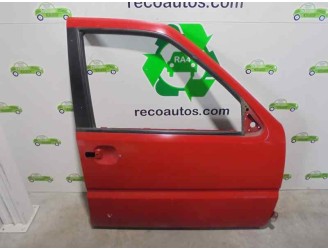 Recambio de puerta delantera derecha para nissan terrano/terrano.ii (r20) 2.7 turbodiesel referencia OEM IAM 801007F031 ROJA 5 P