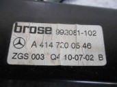 Replacement front left window regulator for Mercedes-Benz Vaneo (W414) compact van 1.7 turbodiesel cat OEM reference