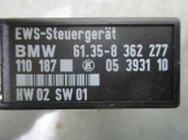 Recambio de centralita inmovilizador para bmw serie 3 berlina (e36) 2.5 turbodiesel cat referencia OEM IAM 61358362277 05393110 