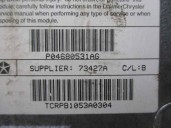 Recambio de airbag delantero derecho para chrysler voyager (rg) 2.5 crd cat referencia OEM IAM 04680531AG 73427A 