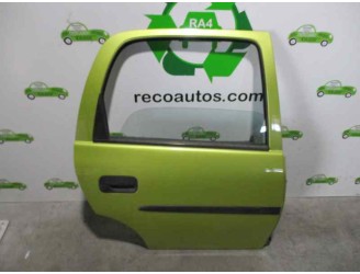 Recambio de puerta trasera derecha para opel corsa b 1.4 cat (2h6) referencia OEM IAM 124698 COLOR PISTACHO 5 PUERTAS
