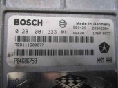 Recambio de centralita motor uce para chrysler voyager (gs) 2.5 turbodiesel referencia OEM IAM 04686758 0281001333 BOSCH