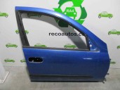 Replacement front right door for Nissan Almera (N16/E) 2.2 16V turbodiesel cat OEM IAM reference 801005M432 AZUL 5 PUE