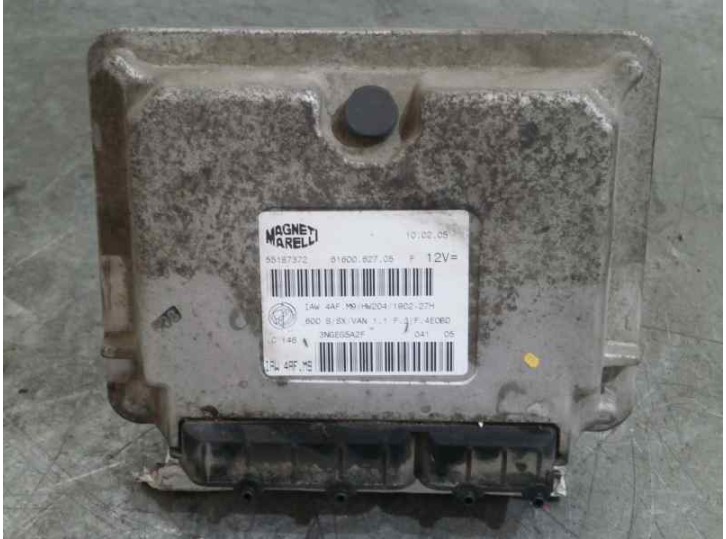 Recambio de centralita motor uce para fiat seicento (187) 1.1 referencia OEM IAM 55187372 6160062705 MAGNETI MARELLI