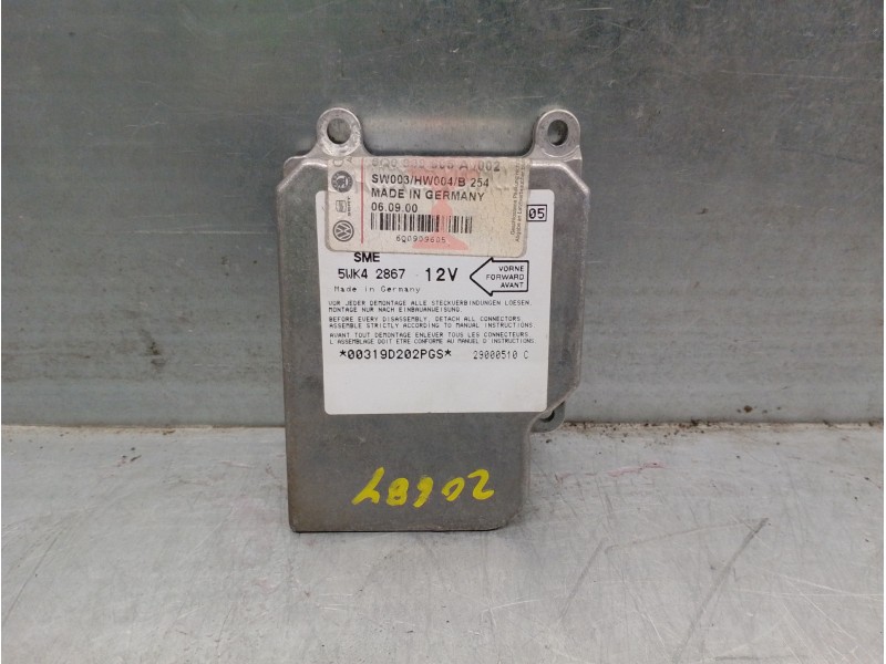 Recambio de centralita airbag para seat ibiza (6k1) 1.4 referencia OEM IAM 6Q0909605A 5WK42867 SME