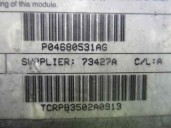 Recambio de airbag delantero derecho para chrysler voyager (rg) 2.5 crd cat referencia OEM IAM 04680531AG 73427A 
