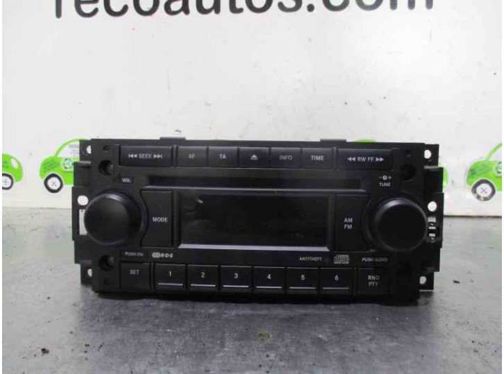 Recambio de sistema audio / radio cd para jeep compass 2.0 crd cat referencia OEM IAM 05091509AH  