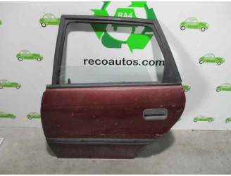 Recambio de puerta trasera izquierda para opel astra f berlina 1.6 16v referencia OEM IAM 90560189 GRANATE 4 PUERTAS