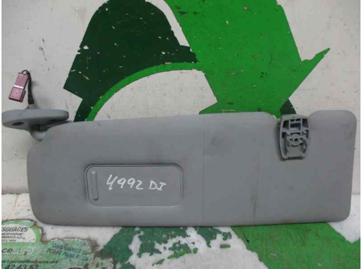 Recambio de parasol izquierdo para bmw serie 1 berlina (e81/e87) 116i referencia OEM IAM 51167252505  