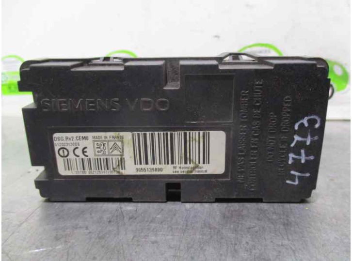 Electronic module replacement part for Citroën C4 Saloon 1.6 HDi cat (9HY / DV6TED4) OEM IAM reference 9655139880 S120231300B SI