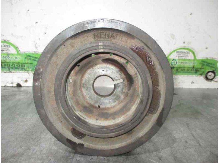 Recambio de polea cigueñal para renault megane i fase 2 berlina (ba0) 1.9 dci diesel cat referencia OEM IAM 7700115829 