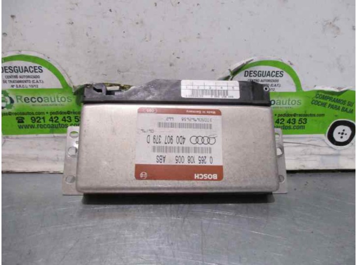 Recambio de centralita abs para audi a4 berlina (b5) 1.9 tdi referencia OEM IAM 4D0907379D 02565108005 BOSCH