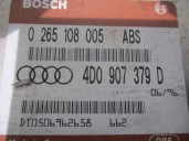 Recambio de centralita abs para audi a4 berlina (b5) 1.9 tdi referencia OEM IAM 4D0907379D 02565108005 BOSCH