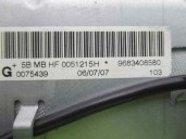 Recambio de airbag delantero derecho para peugeot 207 1.4 referencia OEM IAM 9683408580 0075439 