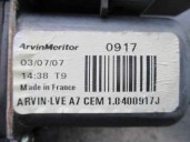 Recambio de elevalunas delantero izquierdo para peugeot 207 1.4 referencia OEM IAM 9681181980 6 PINES 5 PUERTAS.