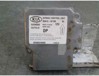 Recambio de centralita airbag para kia sorento 2.5 crdi cat referencia OEM IAM 959103E100 5WK43062 SIEMENS