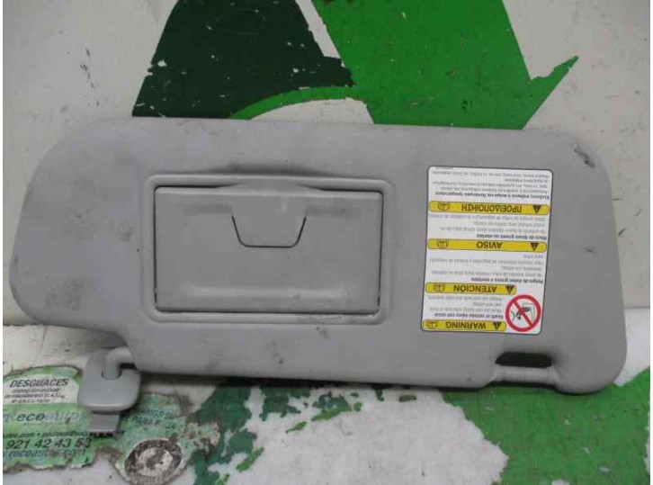 Recambio de parasol derecho para mazda 3 berlina (bk) 1.6 cd diesel cat referencia OEM IAM 