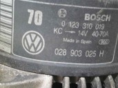 Recambio de alternador para volkswagen golf iii berlina (1h1) 1.6 referencia OEM IAM 028903025H 0123310019 BOSCH