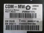 Recambio de modulo electronico para chrysler 300 c 3.5 cat referencia OEM IAM 56038722AJ 00005137A9 TEMIC