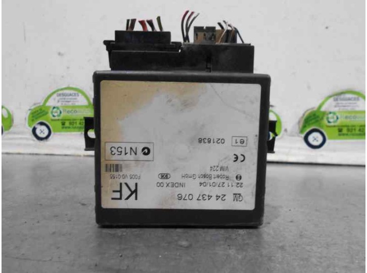 Recambio de centralita cierre para opel zafira a 2.0 dti referencia OEM IAM 24437076 F005V00155 BOSCH