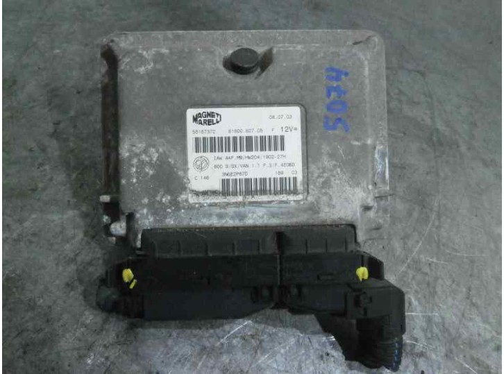 Recambio de centralita motor uce para fiat seicento (187) 1.1 referencia OEM IAM 55187372 6160062705 MAGNETI MARELLI