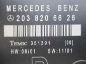 Recambio de centralita cierre para mercedes-benz clase c (w203) berlina 2.0 compresor cat referencia OEM IAM 2038206626 351391 T