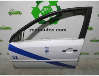 Recambio de puerta delantera izquierda para opel vectra c berlina 1.9 cdti referencia OEM IAM 93186031 BLANCA,ROTLADA. 5 PUERTAS