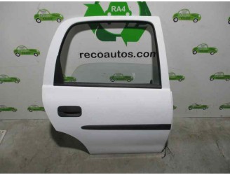 Recambio de puerta trasera derecha para opel corsa b 1.2 16v cat (x 12 xe / lw4) referencia OEM IAM 124698 BLANCA 5 PUERTAS