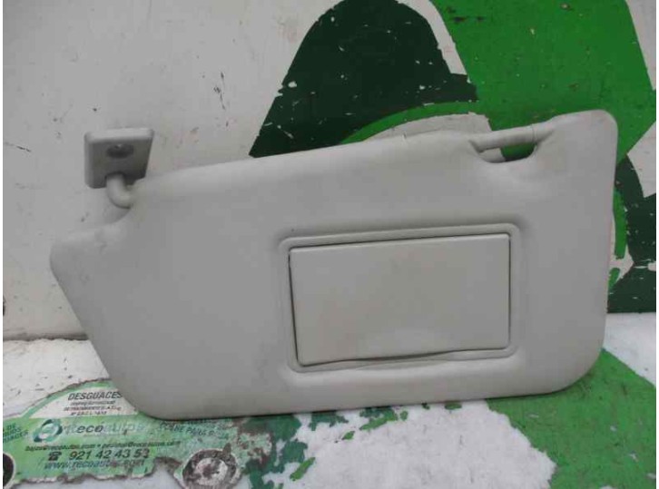 Recambio de parasol derecho para nissan micra (k12e) 1.2 cat referencia OEM IAM 