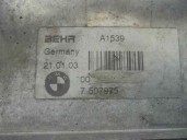 Recambio de enfriador aceite motor para bmw serie 7 (e65/e66) 760li referencia OEM IAM 7507975 A1539 BEHR