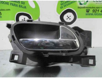 Recambio de maneta interior delantera derecha para peugeot 407 sw 1.6 hdi referencia OEM IAM 96526177VD 22D100127387 