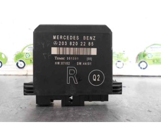 Recambio de centralita cierre para mercedes-benz clase c (w203) berlina 2.2 cdi cat referencia OEM IAM 2038202285 351391 TEMIC