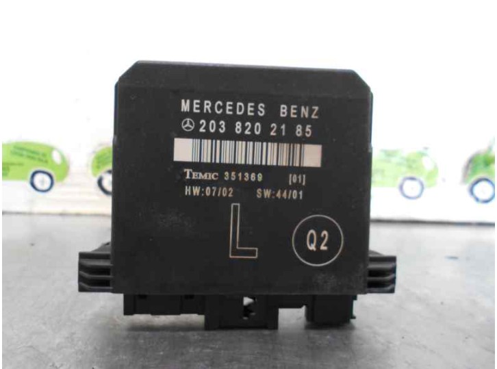 Recambio de centralita cierre para mercedes-benz clase c (w203) berlina 2.2 cdi cat referencia OEM IAM 2038202185 351369 TEMIC