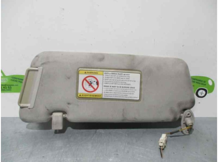 Recambio de parasol derecho para ssangyong rexton 2.7 turbodiesel cat referencia OEM IAM 7610408002EAM 7610408002EAM 