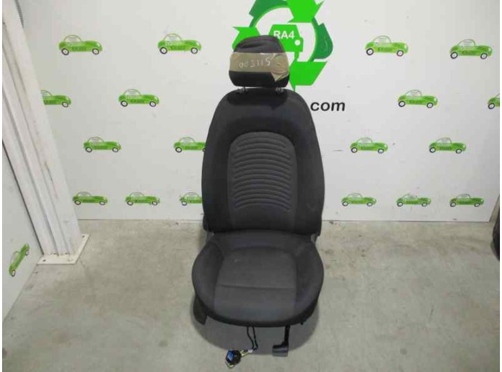 Recambio de asiento delantero derecho para fiat bravo (198) 1.4 16v cat referencia OEM IAM TELA NEGRA 5 PUERTAS