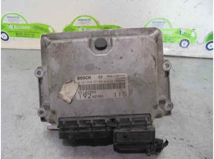 Replacement engine ECU for Fiat Stilo (192) 1.9 jtd cat OEM IAM reference 55182953 0281010337 BOSCH