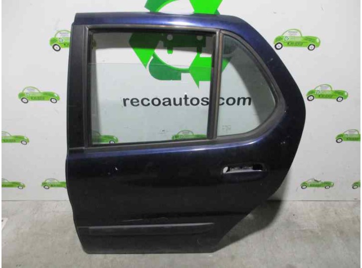 Recambio de puerta trasera izquierda para tata indigo marina 1.4 referencia OEM IAM AZUL OSCURO 5 PUERTAS