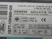Recambio de modulo confort para ford mondeo iii (b5y) 1.8 16v referencia OEM IAM 1S7T15K600GB 5WK48731B SIEMENS