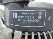 Recambio de alternador para ford escort berlina/turnier 1.8 16v cat referencia OEM IAM 0123310014 BOSCH