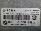 Recambio de centralita motor uce para bmw serie 1 berlina (e81/e87) 120d referencia OEM IAM 8506438 0281016110 BOSCH