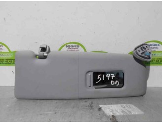 Recambio de parasol derecho para bmw serie 1 berlina (e81/e87) 120d referencia OEM IAM 51167252506 