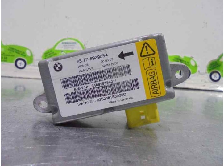 Recambio de sensor airbag para bmw serie 7 (e65/e66) 760li referencia OEM IAM 65776929554 5WK42956 STVR