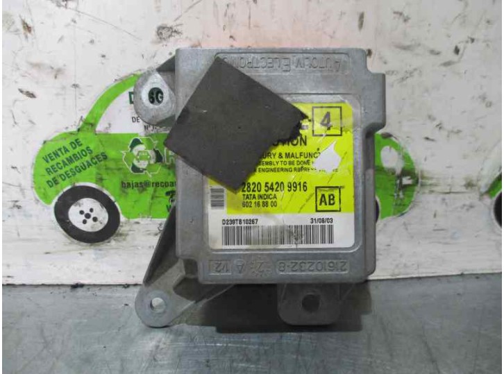 Replacement airbag control unit for Tata Indigo Marina 1.4 OEM IAM reference 282054209916 D239TB10267 