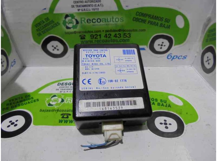 Recambio de centralita cierre para toyota corolla verso (r1) 2.0 turbodiesel cat referencia OEM IAM 897410F010 61B168000 TOKAI