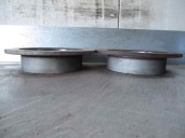 Recambio de disco freno trasero para mitsubishi montero pinin (h60/h70) 2.0 gdi cat referencia OEM IAM   